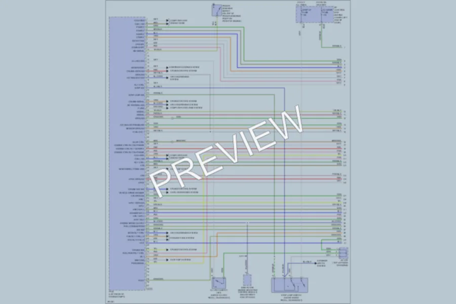 2008 Hyundai SantaFe Engine Performance wiring diagram preview