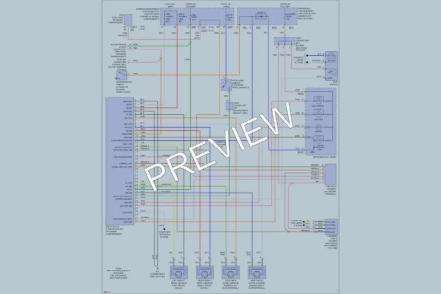 2008 Hyundai Sonata Anti Lock Brakes wiring diagram preview