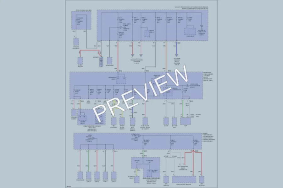 2008 Hyundai Sonata Power Distribution wiring diagram preview