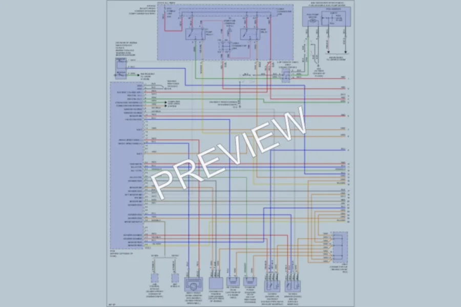 2008 Hyundai Tiburon Engine Performance wiring diagram preview