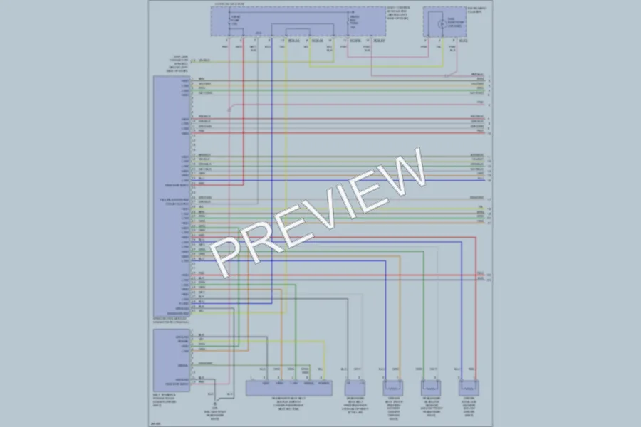 2008 Hyundai Tiburon Supplemental Restraints wiring diagram preview