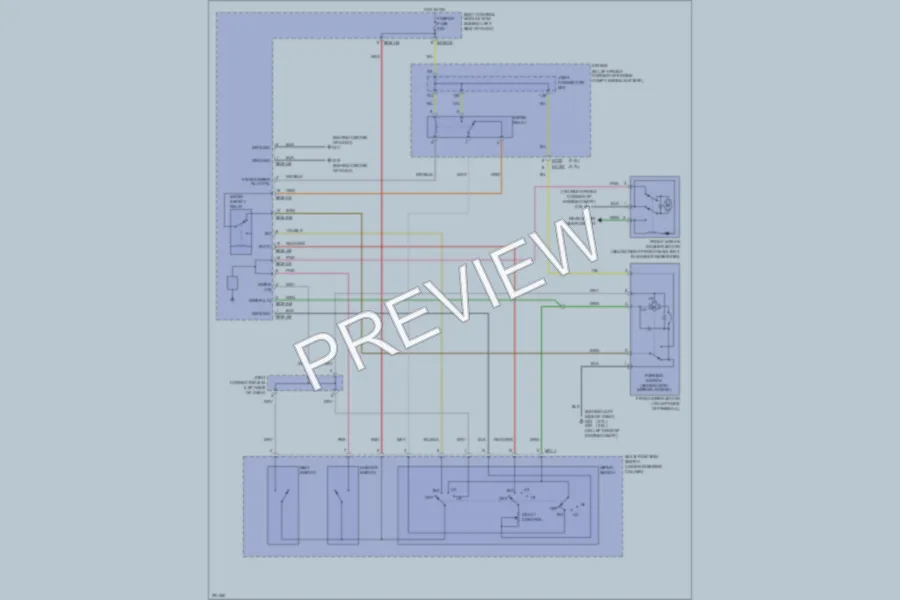 2008 Hyundai Tiburon Wiper Washer wiring diagram preview