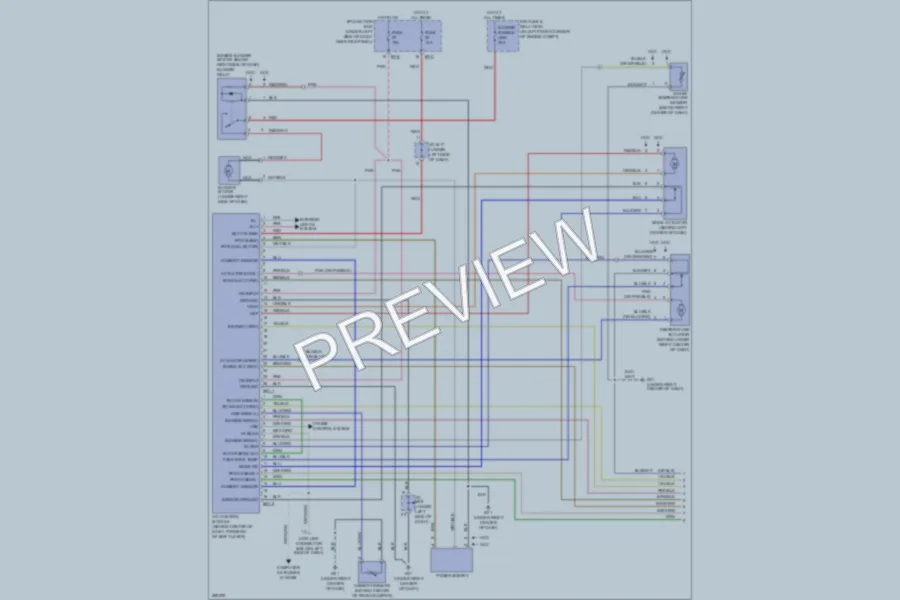 2008 Hyundai Tucson Air Conditioning wiring diagram preview