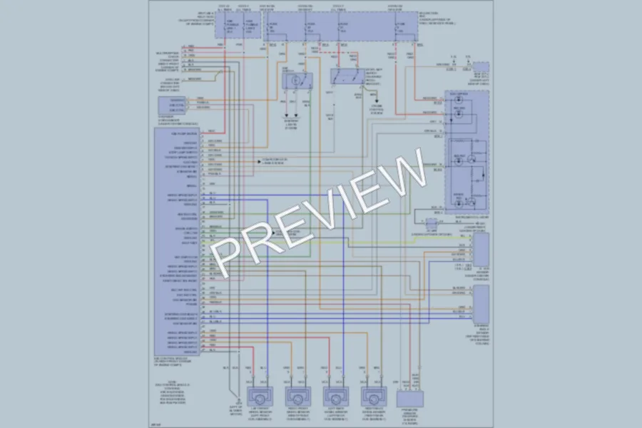 2008 Hyundai Tucson Anti Lock Brakes wiring diagram preview