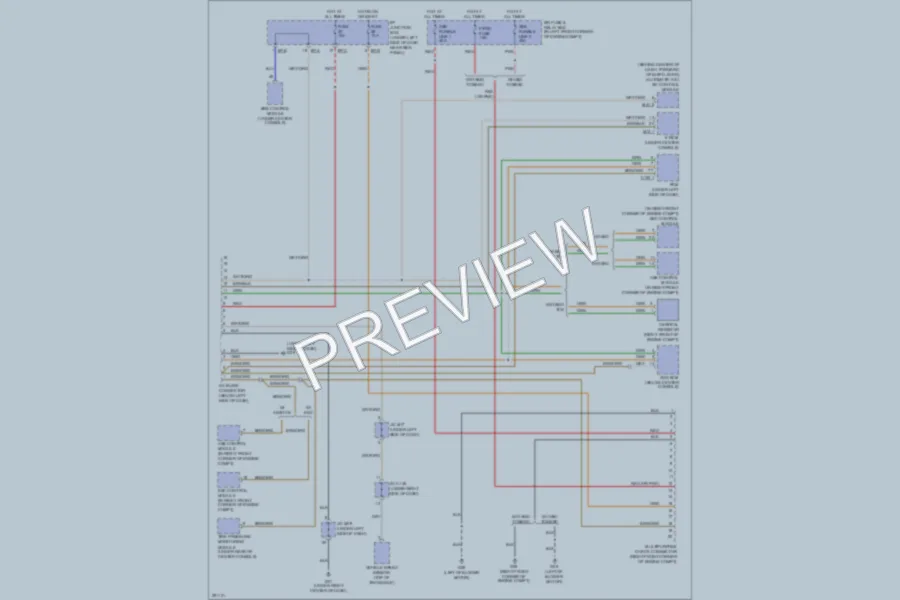 2008 Hyundai Tucson Computer Data Lines wiring diagram preview