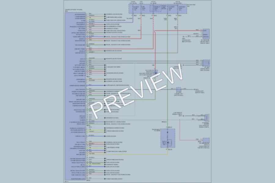 2008 Hyundai Veracruz Body Control Modules wiring diagram preview