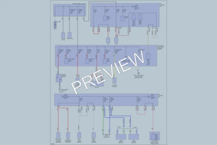 2008 Hyundai Veracruz Power Distribution wiring diagram preview