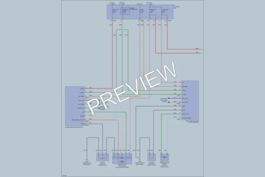 2008 Hyundai Veracruz Power Windows wiring diagram preview