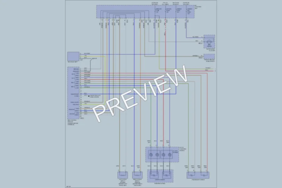 2008 Hyundai Veracruz Supplemental Restraints wiring diagram preview