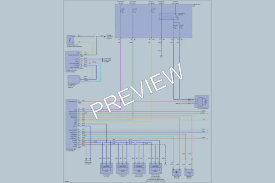 2008 Infiniti EX35 Air Conditioning wiring diagram preview