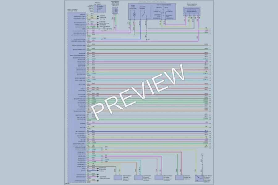 2008 Infiniti EX35 Anti Theft wiring diagram preview