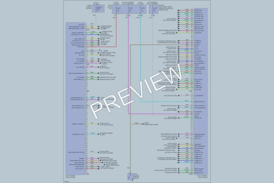 2008 Infiniti EX35 Body Control Modules wiring diagram preview