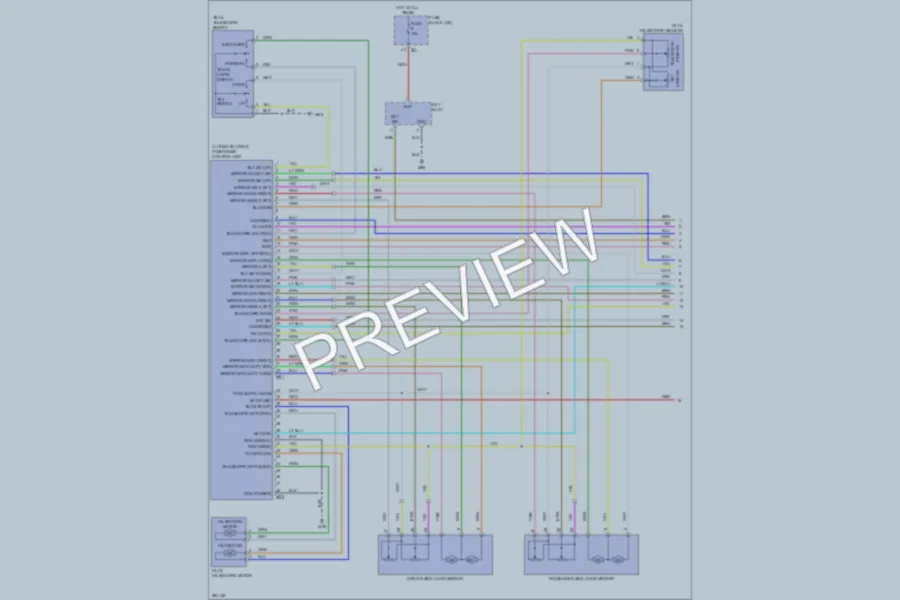 2008 Infiniti EX35 Memory Systems wiring diagram preview