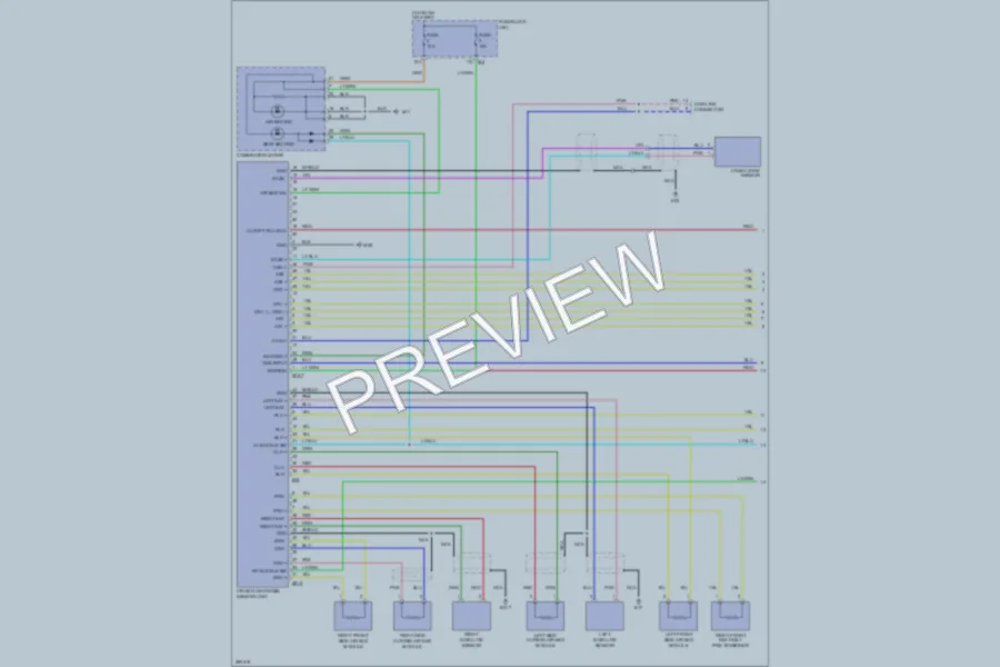2008 Infiniti EX35 Supplemental Restraints wiring diagram preview