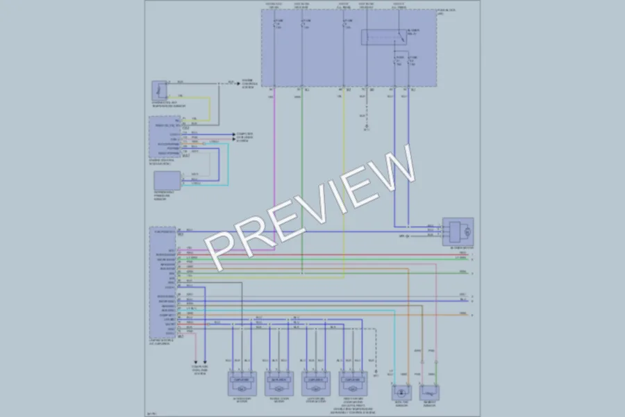 2008 Infiniti G35 Air Conditioning wiring diagram preview