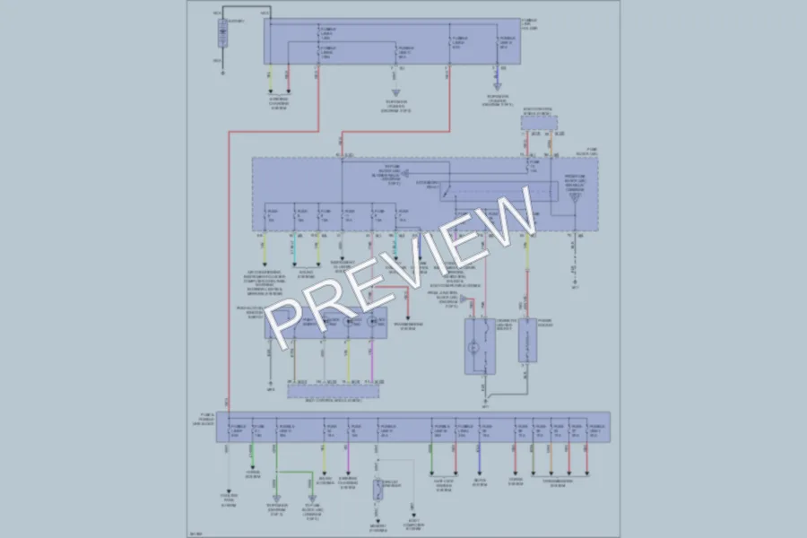 2008 Infiniti G35x Power Distribution wiring diagram preview