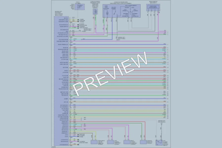 2008 Infiniti G37 Anti Theft wiring diagram preview