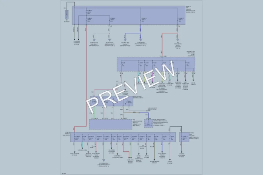 2008 Infiniti G37 Power Distribution wiring diagram preview