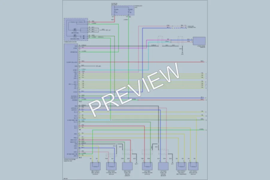 2008 Infiniti G37 Supplemental Restraints wiring diagram preview