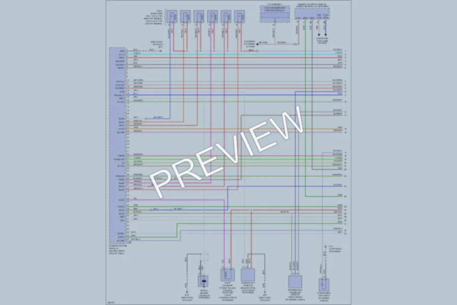 2008 Infiniti M35x Engine Performance wiring diagram preview