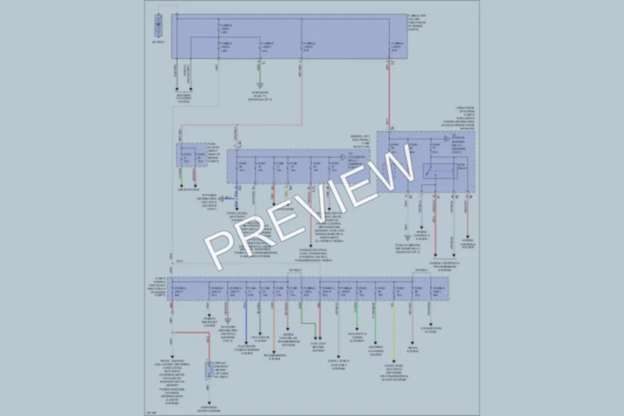 2008 Infiniti M35x Power Distribution wiring diagram preview