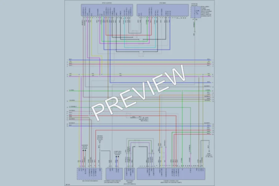 2008 Infiniti M45 Radio wiring diagram preview