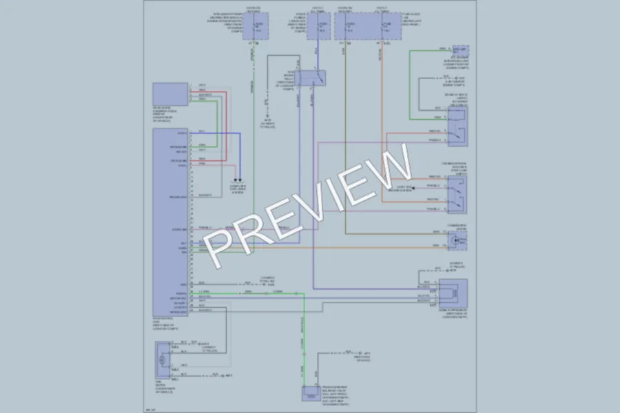 2008 Infiniti M45x Electronic Power Steering wiring diagram preview