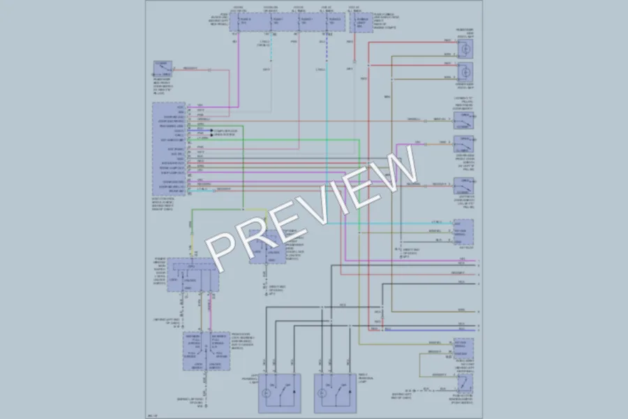 2008 Infiniti M45x Interior Lights wiring diagram preview