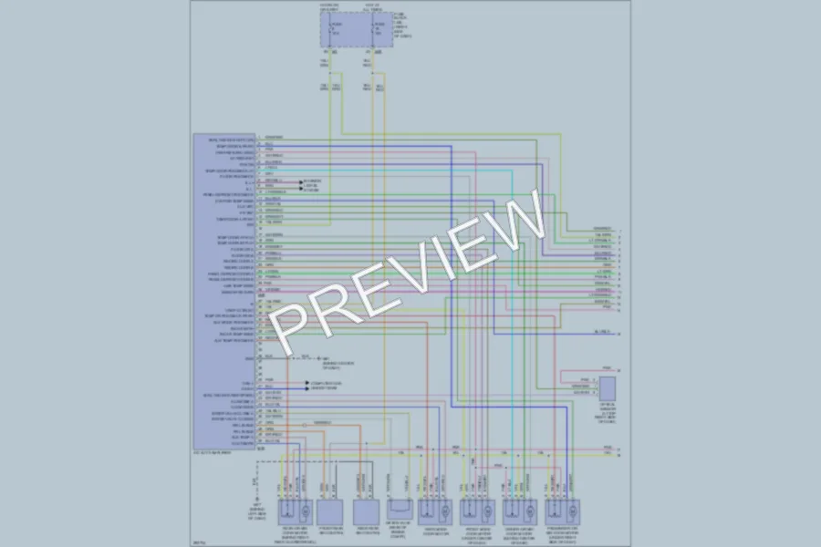 2008 Infiniti QX56 Air Conditioning wiring diagram preview