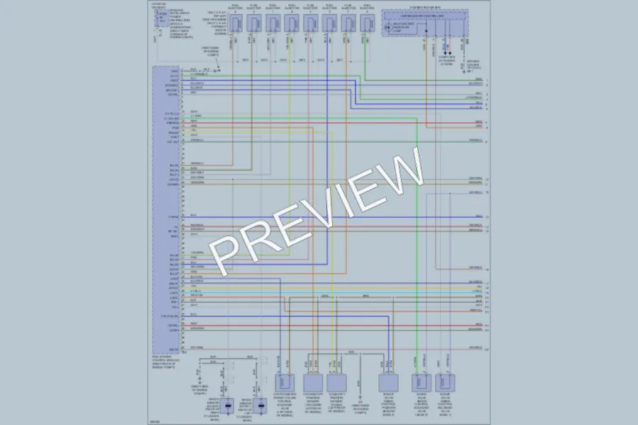 2008 Infiniti QX56 Engine Performance wiring diagram preview