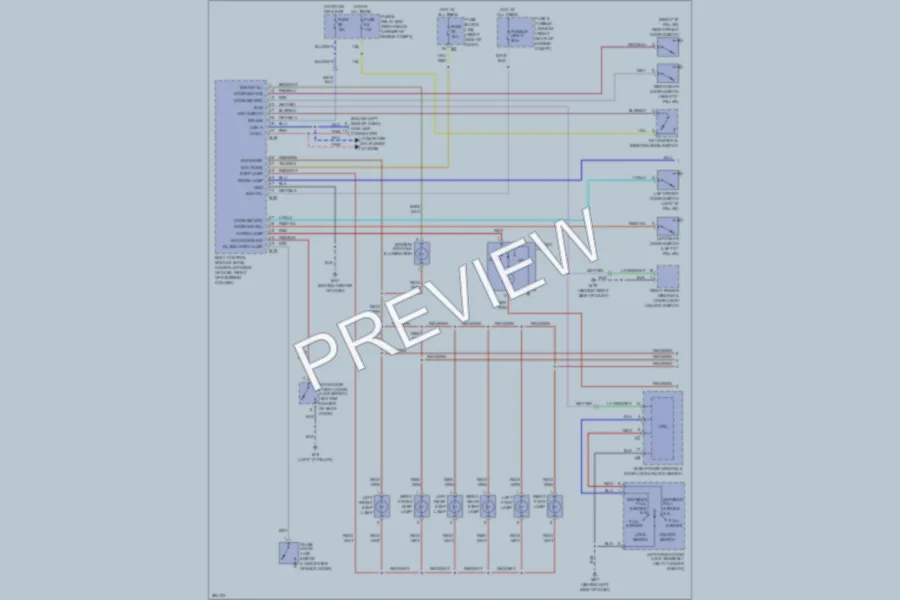 2008 Infiniti QX56 Interior Lights wiring diagram preview