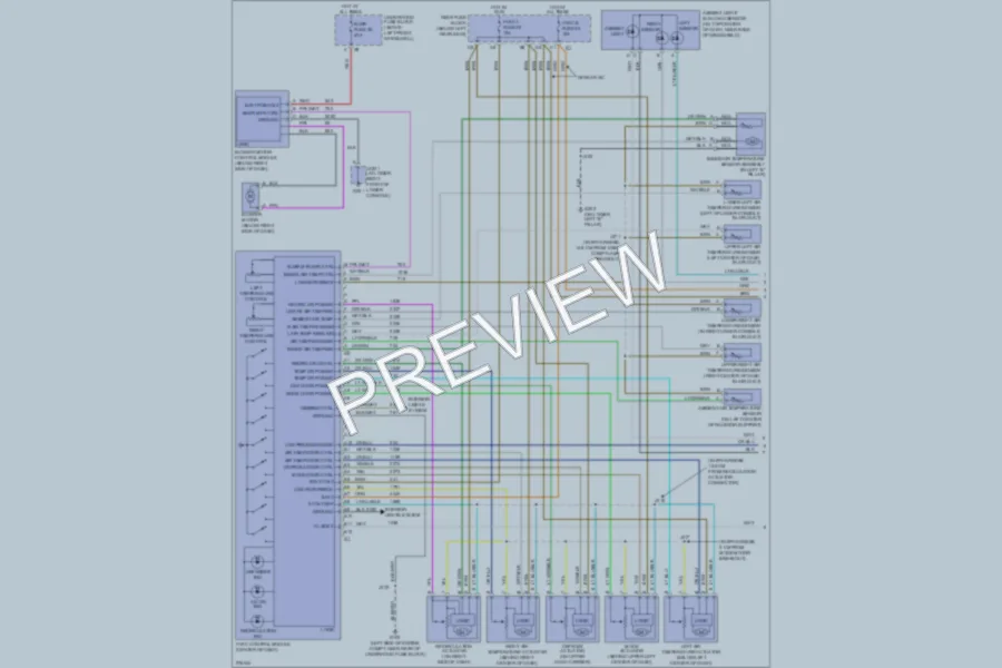 2008 Isuzu Ascender Air Conditioning wiring diagram preview