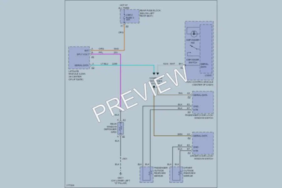 2008 Isuzu Ascender Defoggers Wiring Diagrams protected preview