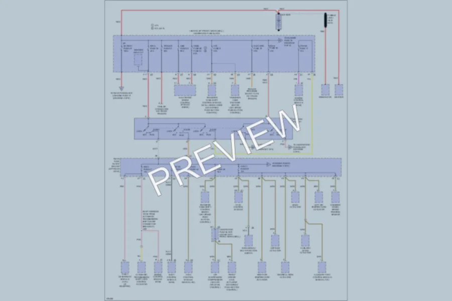 2008 Isuzu Ascender Power Distribution wiring diagram preview
