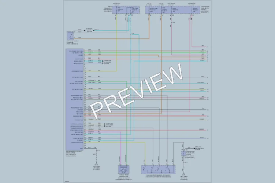 2008 Isuzu Ascender Transmission wiring diagram preview