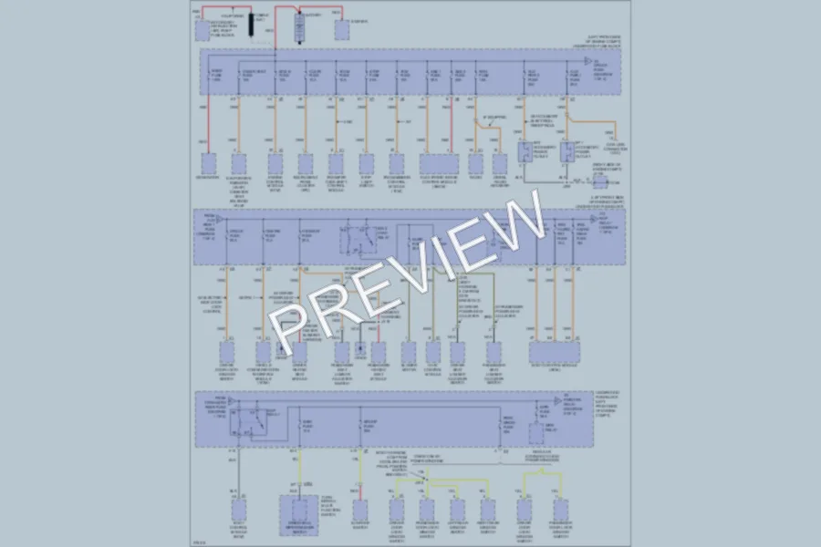 2008 Isuzu i290Pickup Power Distribution wiring diagram preview