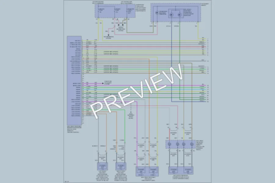 2008 Isuzu i290Pickup Supplemental Restraints wiring diagram preview
