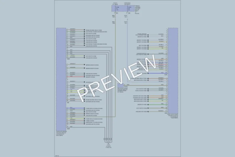 2008 Jaguar SType Body Control Modules wiring diagram preview