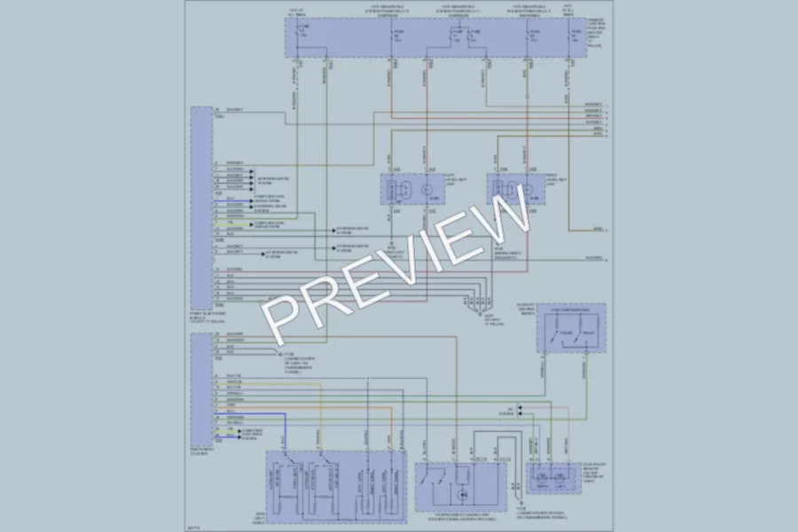 2008 Jaguar SType Headlights wiring diagram preview