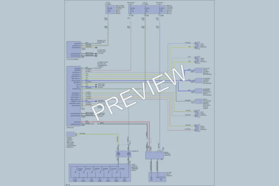 2008 Jaguar SType Radio wiring diagram preview