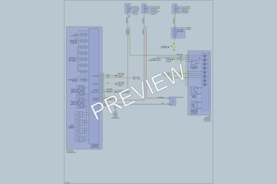 2008 Jaguar SType Transmission wiring diagram preview