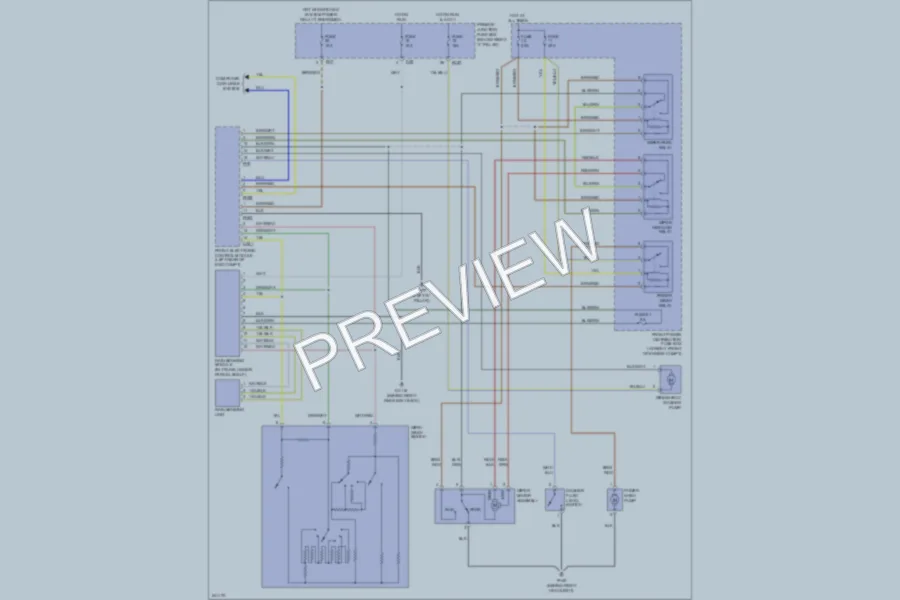 2008 Jaguar SType Wiper Washer wiring diagram preview