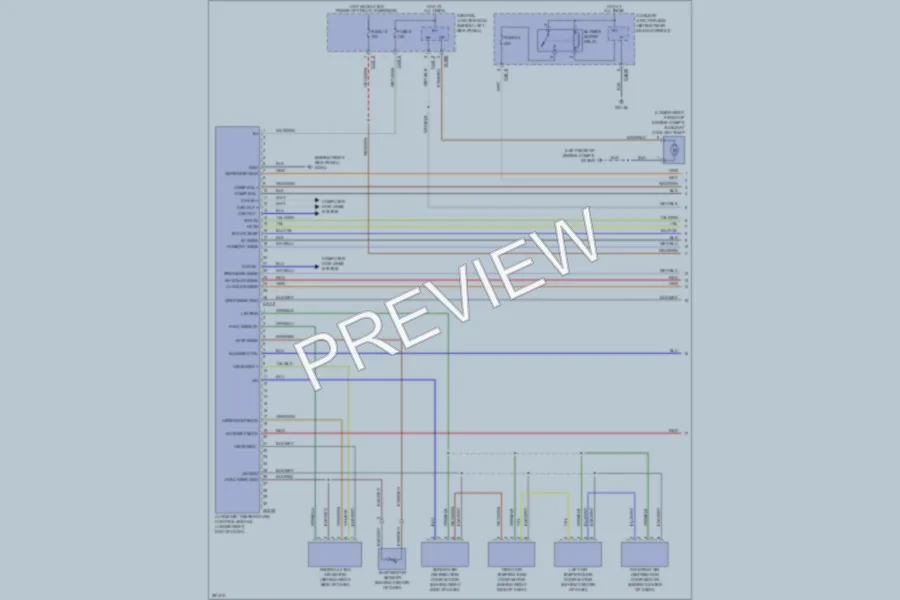 2008 Jaguar XK Air Conditioning wiring diagram preview