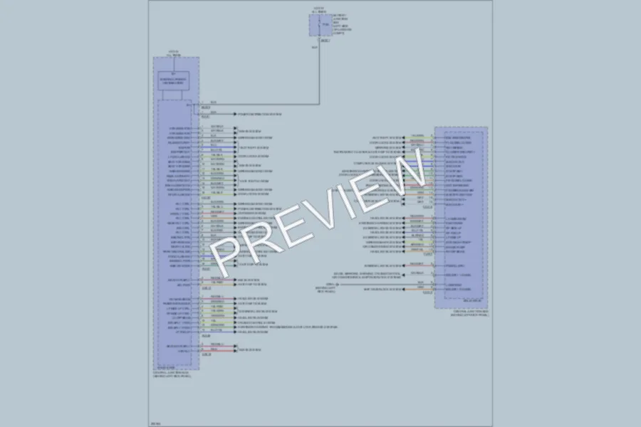 2008 Jaguar XK Body Control Modules wiring diagram preview