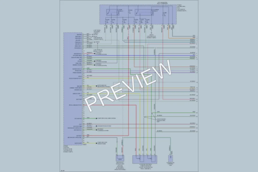 2008 Jaguar XK Engine Performance wiring diagram preview