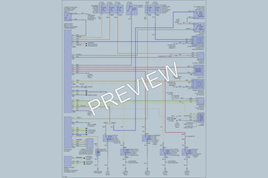 2008 Jaguar XType Anti Theft wiring diagram preview