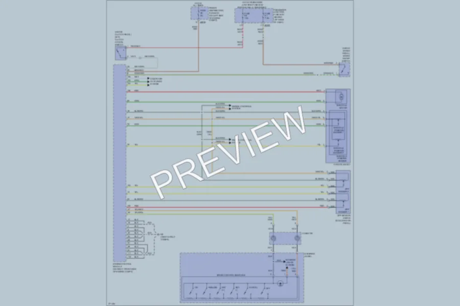 2008 Jaguar XType Cruise Control wiring diagram preview
