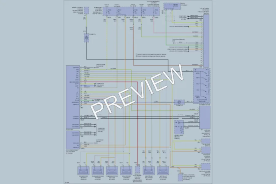 2008 Jaguar XType Radio wiring diagram preview