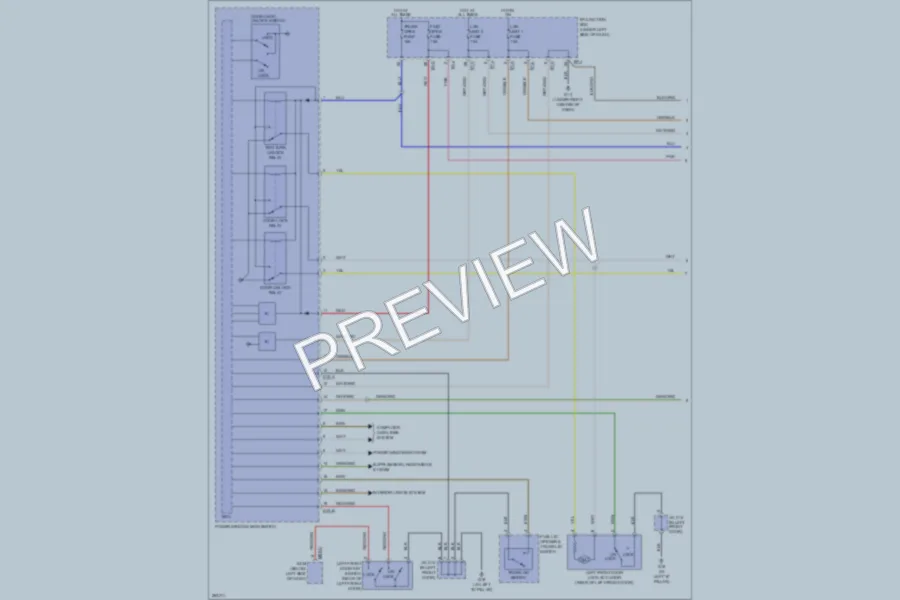 2008 Kia Amanti Anti Theft wiring diagram preview