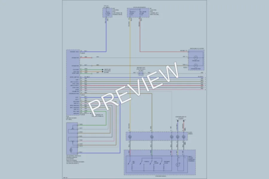 2008 Kia Amanti Cruise Control wiring diagram preview
